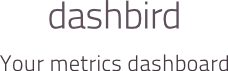 Dashbird - your metrics dashboard